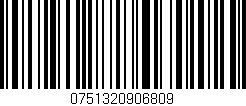 Código de barras (EAN, GTIN, SKU, ISBN): '0751320906809'