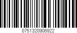 Código de barras (EAN, GTIN, SKU, ISBN): '0751320906922'