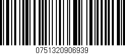 Código de barras (EAN, GTIN, SKU, ISBN): '0751320906939'
