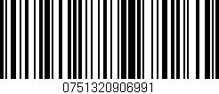 Código de barras (EAN, GTIN, SKU, ISBN): '0751320906991'