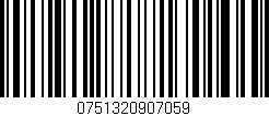 Código de barras (EAN, GTIN, SKU, ISBN): '0751320907059'