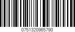 Código de barras (EAN, GTIN, SKU, ISBN): '0751320965790'
