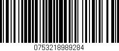 Código de barras (EAN, GTIN, SKU, ISBN): '0753218989284'