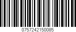Código de barras (EAN, GTIN, SKU, ISBN): '0757242150085'
