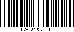 Código de barras (EAN, GTIN, SKU, ISBN): '0757242378731'