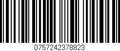 Código de barras (EAN, GTIN, SKU, ISBN): '0757242378823'