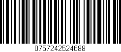 Código de barras (EAN, GTIN, SKU, ISBN): '0757242524688'