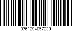 Código de barras (EAN, GTIN, SKU, ISBN): '0761294057230'