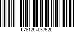 Código de barras (EAN, GTIN, SKU, ISBN): '0761294057520'