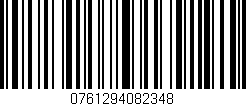 Código de barras (EAN, GTIN, SKU, ISBN): '0761294082348'