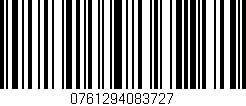 Código de barras (EAN, GTIN, SKU, ISBN): '0761294083727'