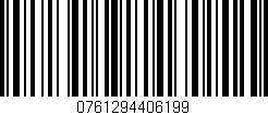 Código de barras (EAN, GTIN, SKU, ISBN): '0761294406199'