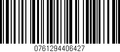 Código de barras (EAN, GTIN, SKU, ISBN): '0761294406427'