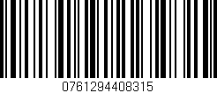 Código de barras (EAN, GTIN, SKU, ISBN): '0761294408315'