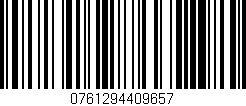 Código de barras (EAN, GTIN, SKU, ISBN): '0761294409657'