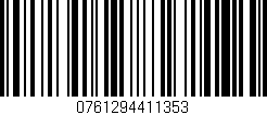 Código de barras (EAN, GTIN, SKU, ISBN): '0761294411353'