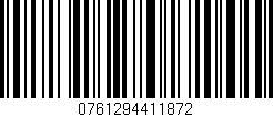 Código de barras (EAN, GTIN, SKU, ISBN): '0761294411872'