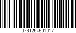 Código de barras (EAN, GTIN, SKU, ISBN): '0761294501917'