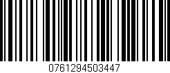 Código de barras (EAN, GTIN, SKU, ISBN): '0761294503447'