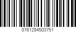 Código de barras (EAN, GTIN, SKU, ISBN): '0761294503751'