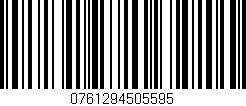 Código de barras (EAN, GTIN, SKU, ISBN): '0761294505595'