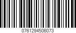 Código de barras (EAN, GTIN, SKU, ISBN): '0761294506073'