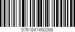 Código de barras (EAN, GTIN, SKU, ISBN): '0761847450266'
