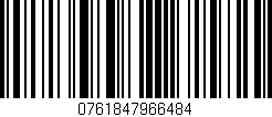 Código de barras (EAN, GTIN, SKU, ISBN): '0761847966484'