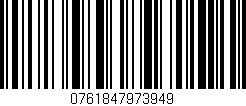 Código de barras (EAN, GTIN, SKU, ISBN): '0761847973949'