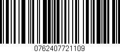 Código de barras (EAN, GTIN, SKU, ISBN): '0762407721109'