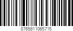 Código de barras (EAN, GTIN, SKU, ISBN): '0765811065715'