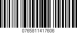 Código de barras (EAN, GTIN, SKU, ISBN): '0765811417606'