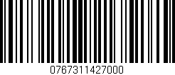 Código de barras (EAN, GTIN, SKU, ISBN): '0767311427000'