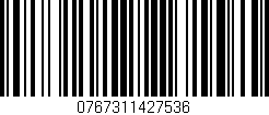 Código de barras (EAN, GTIN, SKU, ISBN): '0767311427536'