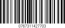 Código de barras (EAN, GTIN, SKU, ISBN): '0767311427703'