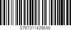Código de barras (EAN, GTIN, SKU, ISBN): '0767311428649'