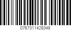 Código de barras (EAN, GTIN, SKU, ISBN): '0767311429349'