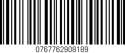 Código de barras (EAN, GTIN, SKU, ISBN): '0767762908189'