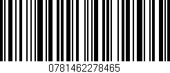 Código de barras (EAN, GTIN, SKU, ISBN): '0781462278465'