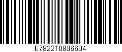 Código de barras (EAN, GTIN, SKU, ISBN): '0782210806604'