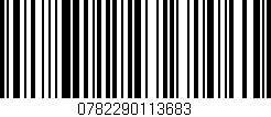 Código de barras (EAN, GTIN, SKU, ISBN): '0782290113683'