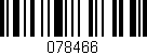 Código de barras (EAN, GTIN, SKU, ISBN): '078466'