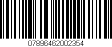 Código de barras (EAN, GTIN, SKU, ISBN): '07896462002354'