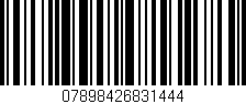 Código de barras (EAN, GTIN, SKU, ISBN): '07898426831444'