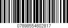 Código de barras (EAN, GTIN, SKU, ISBN): '07898554602817'