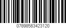 Código de barras (EAN, GTIN, SKU, ISBN): '07898563423120'