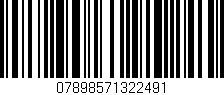 Código de barras (EAN, GTIN, SKU, ISBN): '07898571322491'