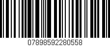 Código de barras (EAN, GTIN, SKU, ISBN): '07898592280558'