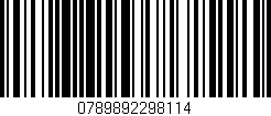 Código de barras (EAN, GTIN, SKU, ISBN): '0789892298114'