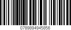 Código de barras (EAN, GTIN, SKU, ISBN): '0789894945856'